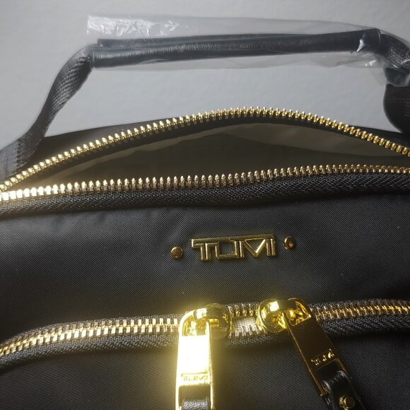 brand new reduced TUMI Voyageur Troy Crossbody bag black classic Registered - Picture 5 of 14